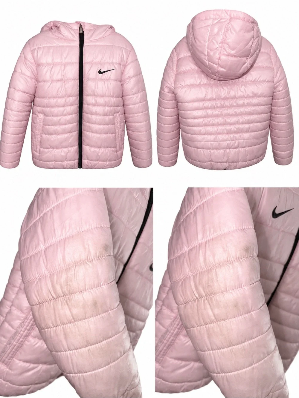 Nike Kids' Light Pink Puffer Jacket size 4,5 and 6x available